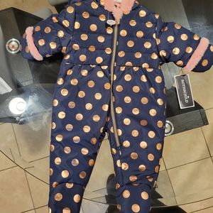 Infant Baby Girl Snowsuit